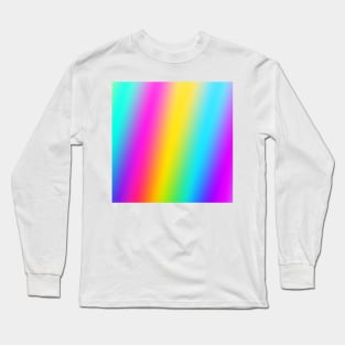 blue yellow pink abstract texture Long Sleeve T-Shirt